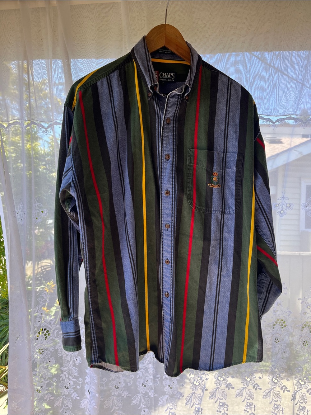 Ralph Lauren Chaps Men's Long Sleeve Shirt Multicolor Size M